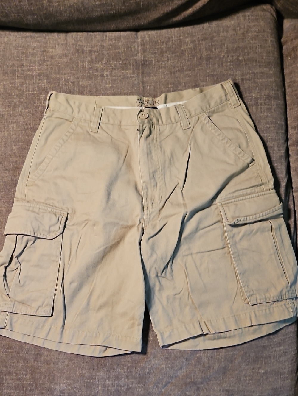 Austin Clothing Co. Khaki Cargo Shorts - Men's Utility Style